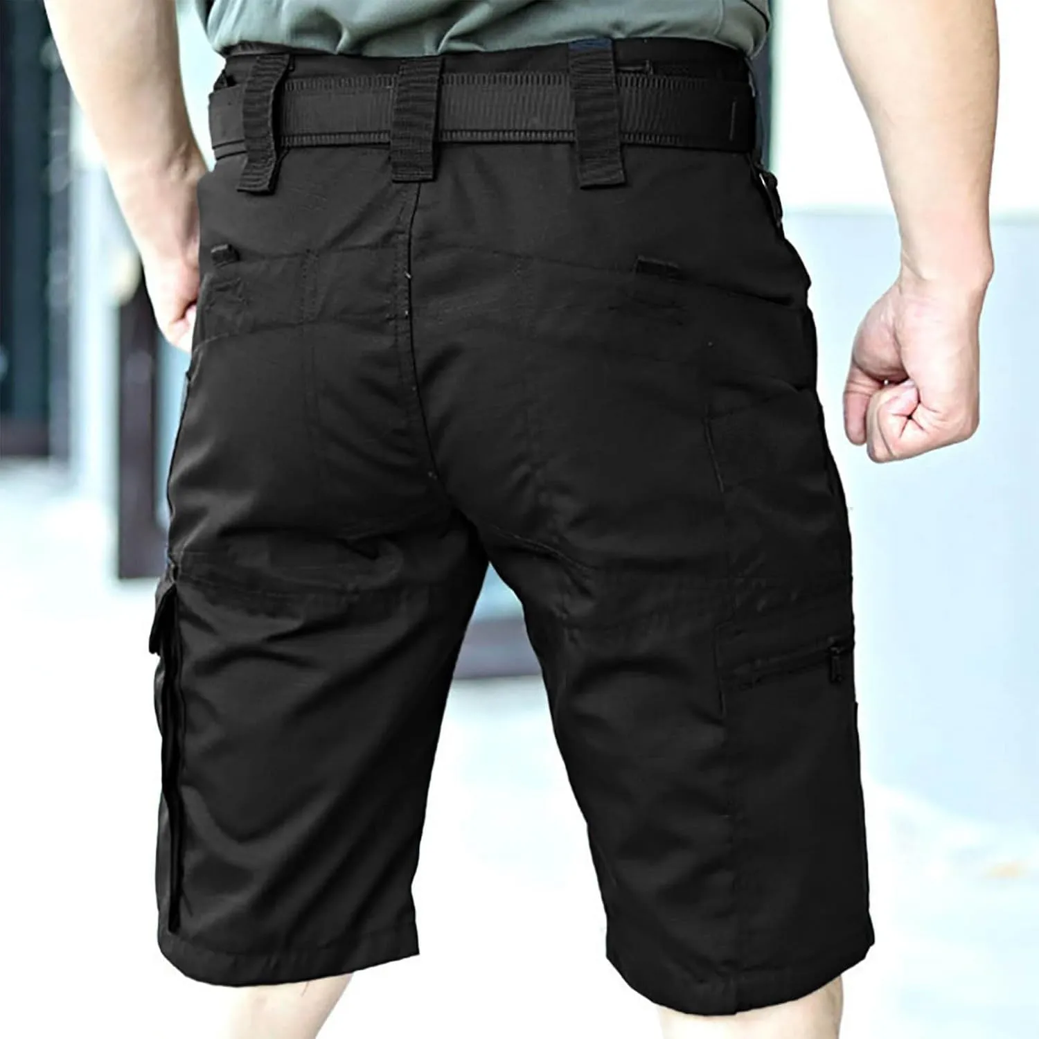 Loose Fit Lightweight Pants for Mens Fall Summer Cargo Sport Gym Hiking Fishing Straight Leg Pants Shorts Man 2025