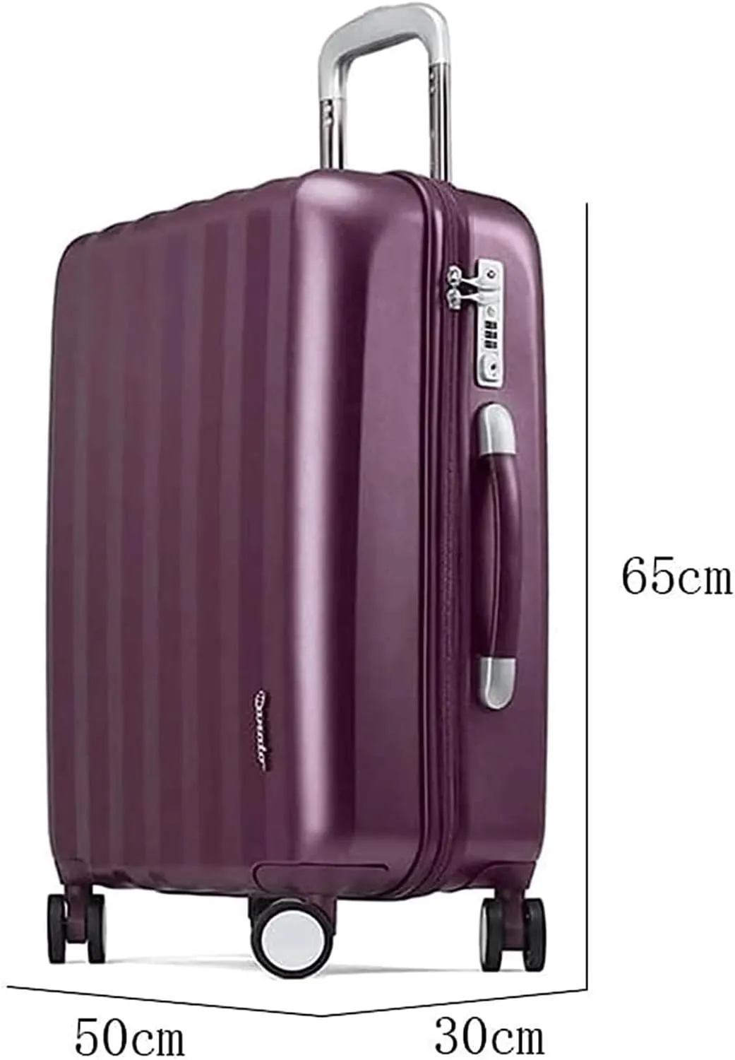 Luggage Carry On Luggage Lightweight Hard Shell Suitcase Large Capacity Storage Luggage Suitcases with Wheels Lightweight And Durable(Black)