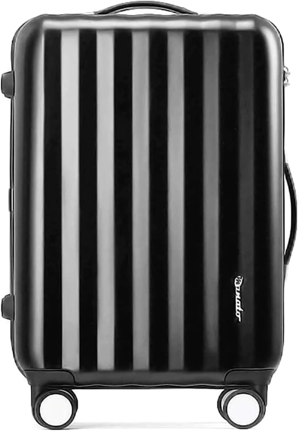Luggage Carry On Luggage Lightweight Hard Shell Suitcase Large Capacity Storage Luggage Suitcases with Wheels Lightweight And Durable(Black)