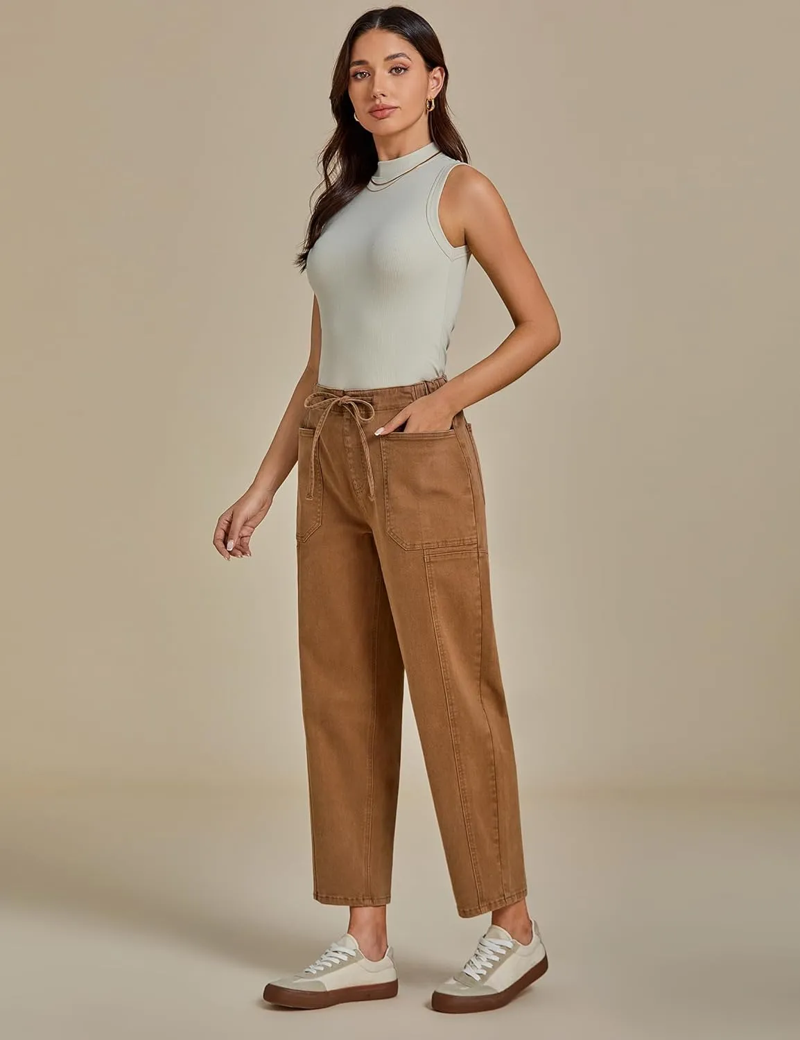 luvamia Barrel Jeans ,
