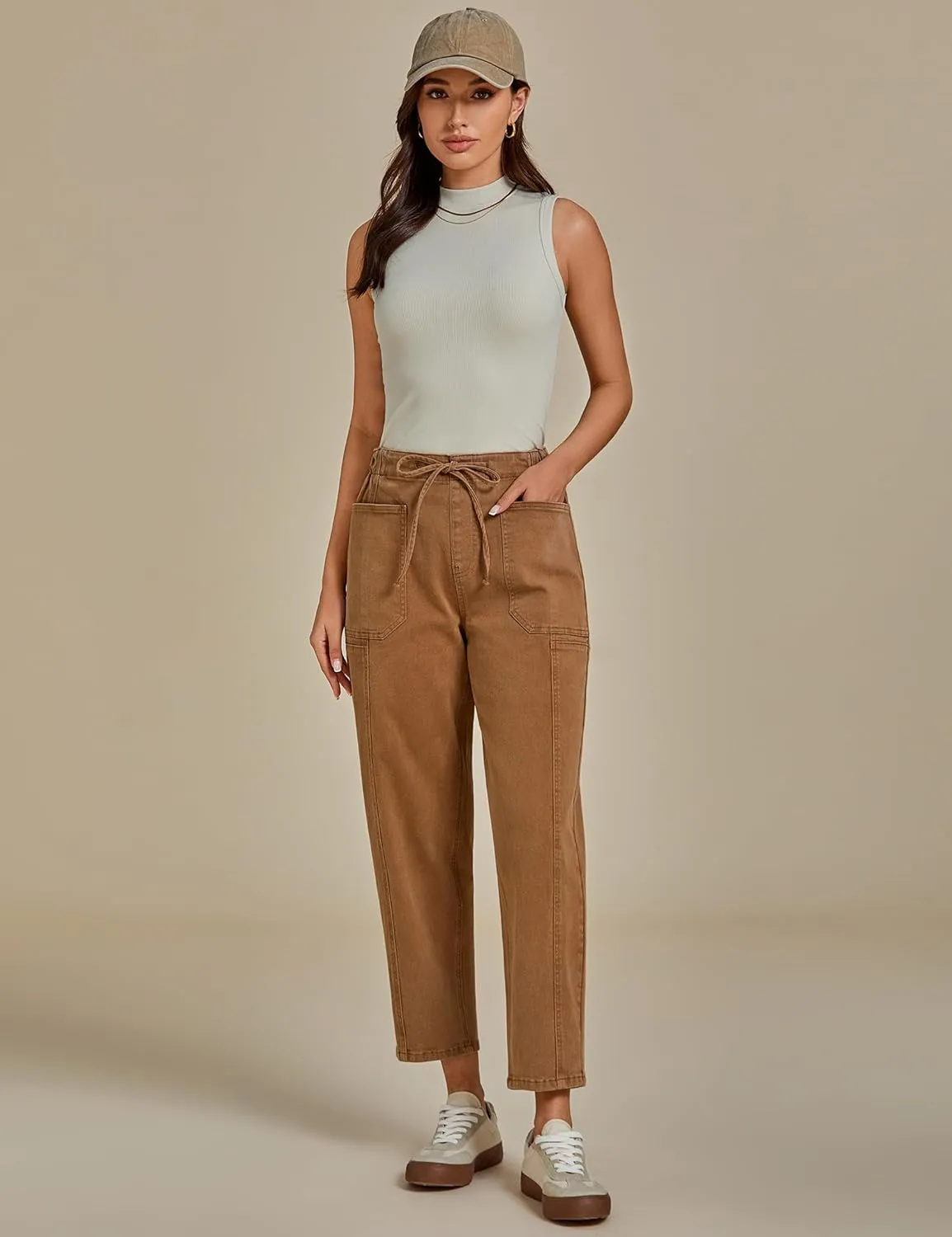 luvamia Barrel Jeans ,
