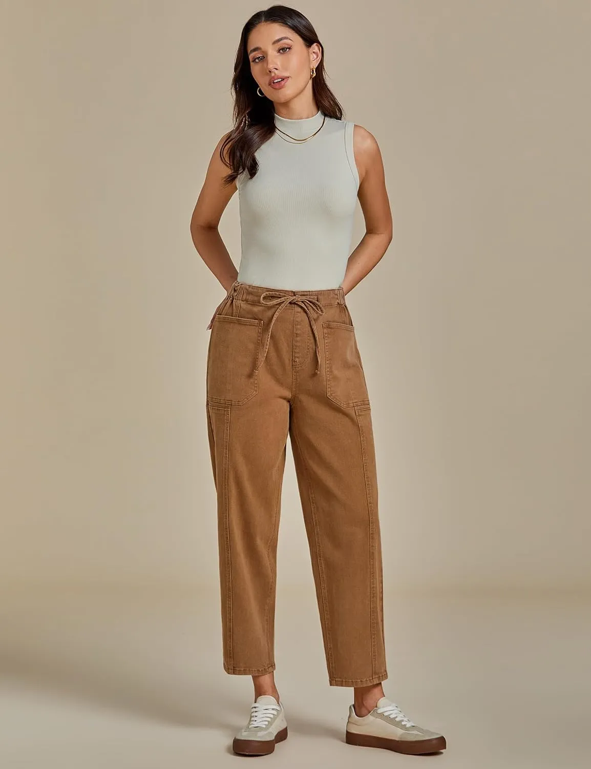 luvamia Barrel Jeans ,