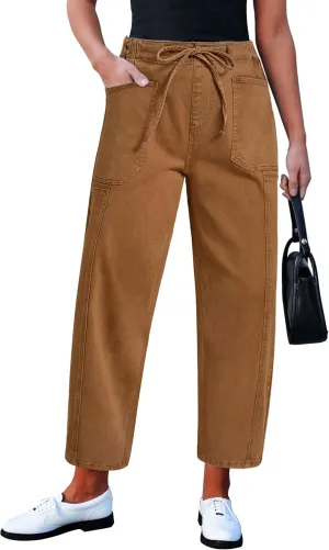 luvamia Barrel Jeans ,