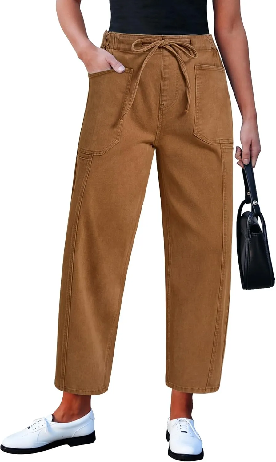 luvamia Barrel Jeans ,