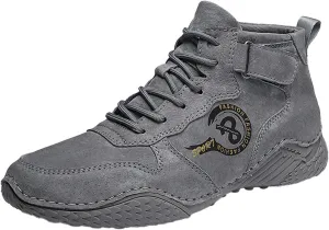 Men's British Large Casual Suede Foreign Trade Lace Up and Hook Loop Sneakers Shoes Men Sneaker