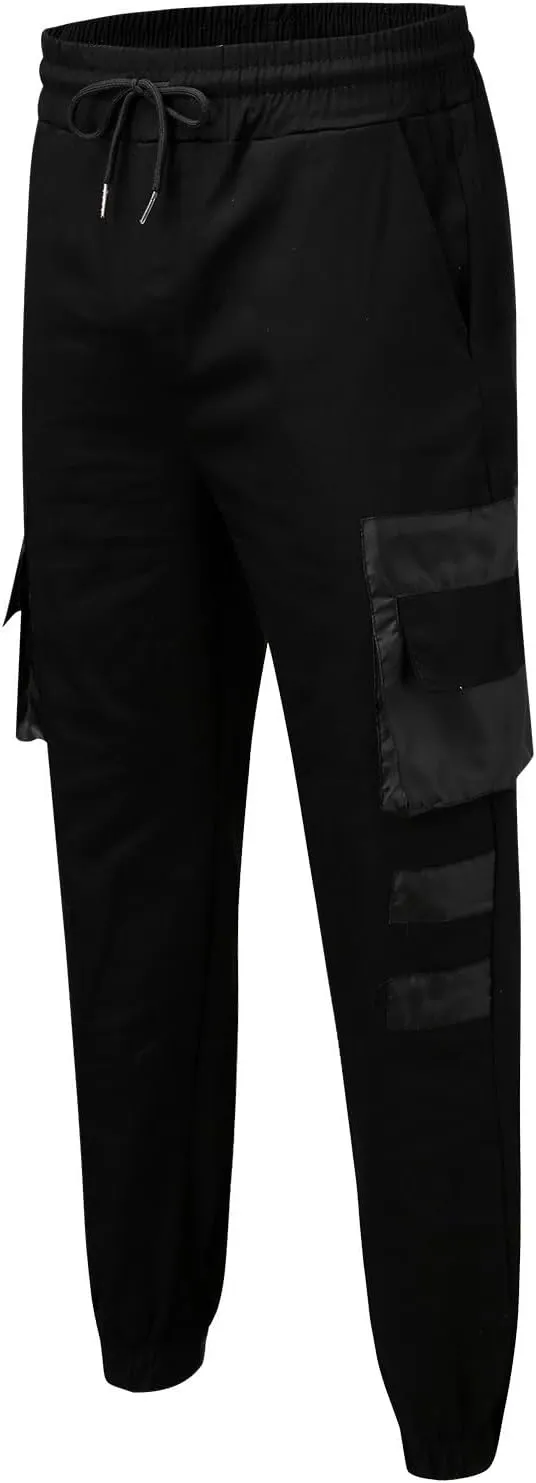 Men's Cotton Cargo Pants Casual Work Trousers Large Men's Sports Pants Men's Cargo Pants Multi-Pocket Slim Trousers