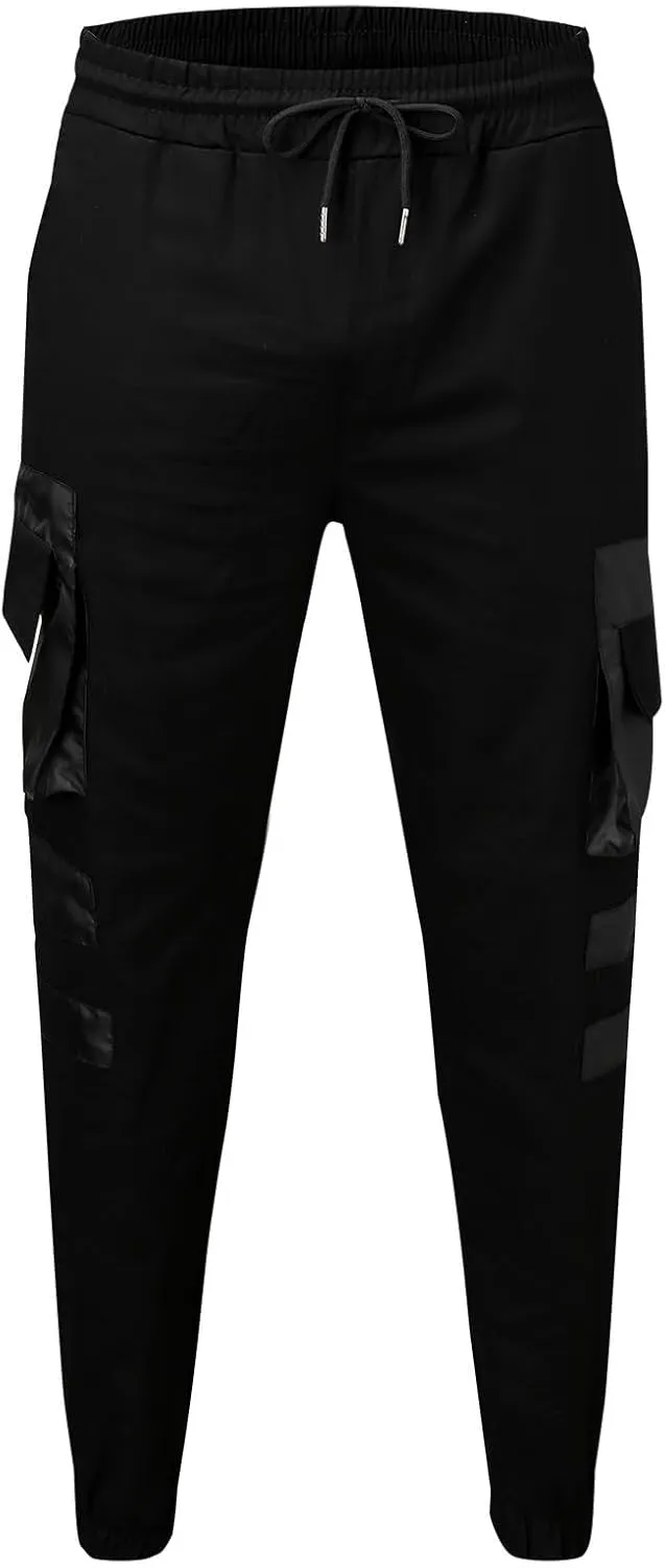 Men's Cotton Cargo Pants Casual Work Trousers Large Men's Sports Pants Men's Cargo Pants Multi-Pocket Slim Trousers