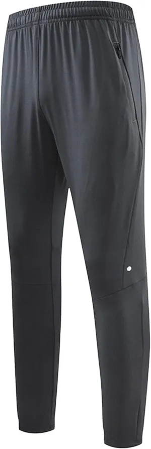 Men's Elastic Waist Stretch Running Athletic Pants Quick Dry Comfort Workout Trousers Casual Solid Outdoor Sweatpants