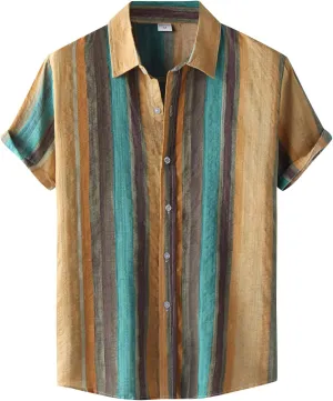 Mens Funny Hawaiian Shirts Costume Dress Shirts Mens Short Sleeve Button Down Shirt Dress Shirts Christmas Shirts for