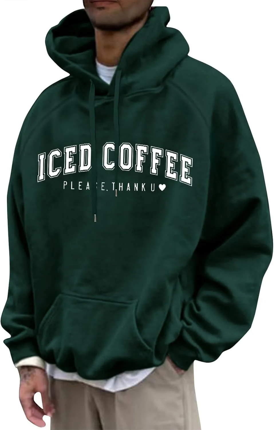 Mens Graphic Hoodies Oversized Lightweight Loose Printed Hooded Casual Fashion Sports Sweatshirt Fleece