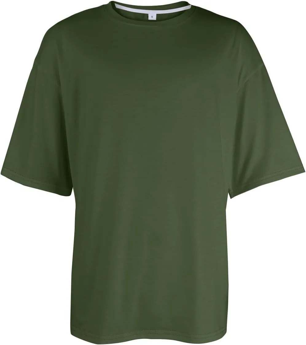 Men's Graphic Tees Fashion Short Sleeve Loose Tshirts Casual Workout Solid Color Tees T-Shirts Tees, S-5XL