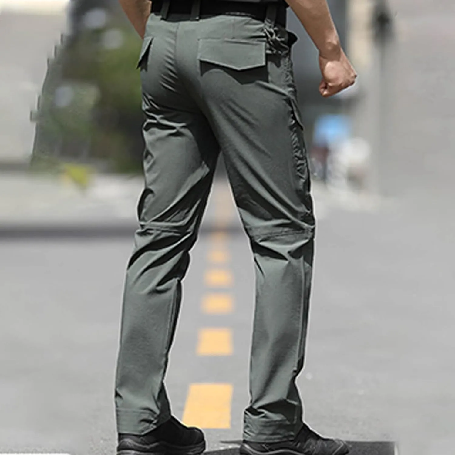 Mens Hiking Pants Tactical Pants for Men Stretch Slim Fit Mens Lightweight Pants Travel Pants with Multi Pockets