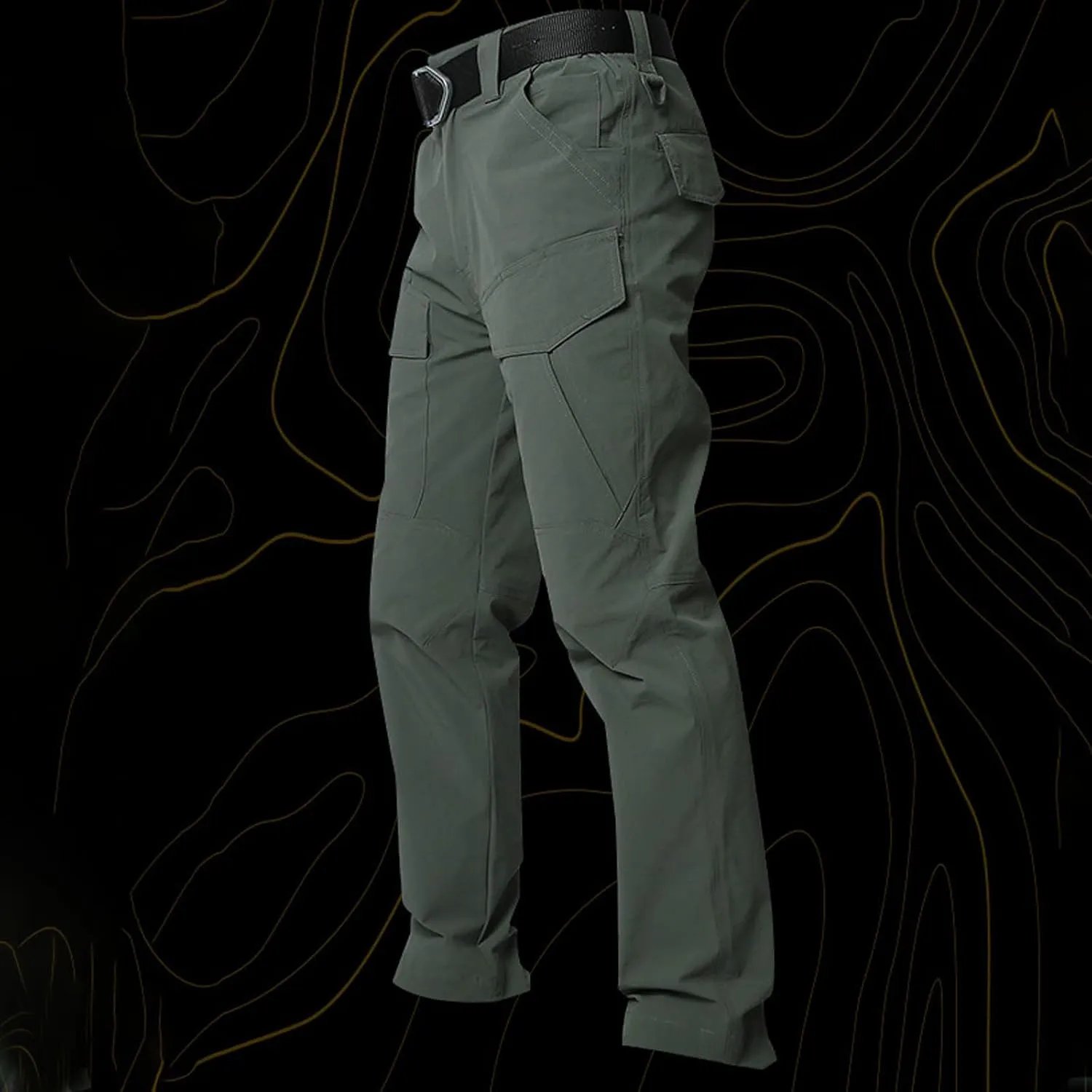 Mens Hiking Pants Tactical Pants for Men Stretch Slim Fit Mens Lightweight Pants Travel Pants with Multi Pockets