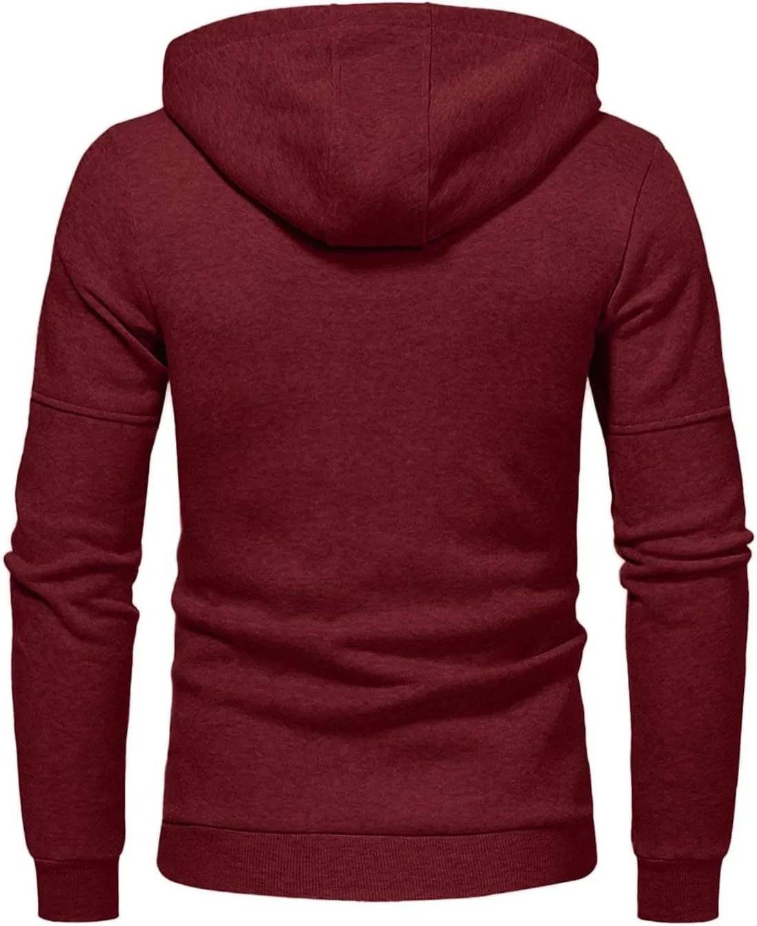 Mens Hoodies Pullover Oversized Long Sleeve Full Zip up Hooded Sweatshirt Drawstring Casual Jacket Sweater Fall