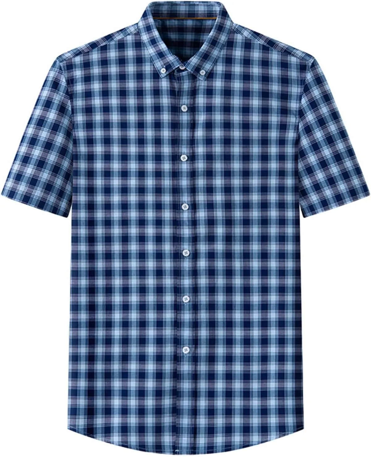 Mens Linen Shirts Stripe Short Sleeve Button Down Shirts Casual Relaxed Fit Shirts 2025 Summer Beach Shirts Trendy