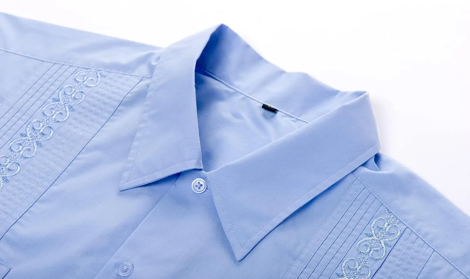 Men's Long Sleeve Guayabera Shirts Cuban Shirts
