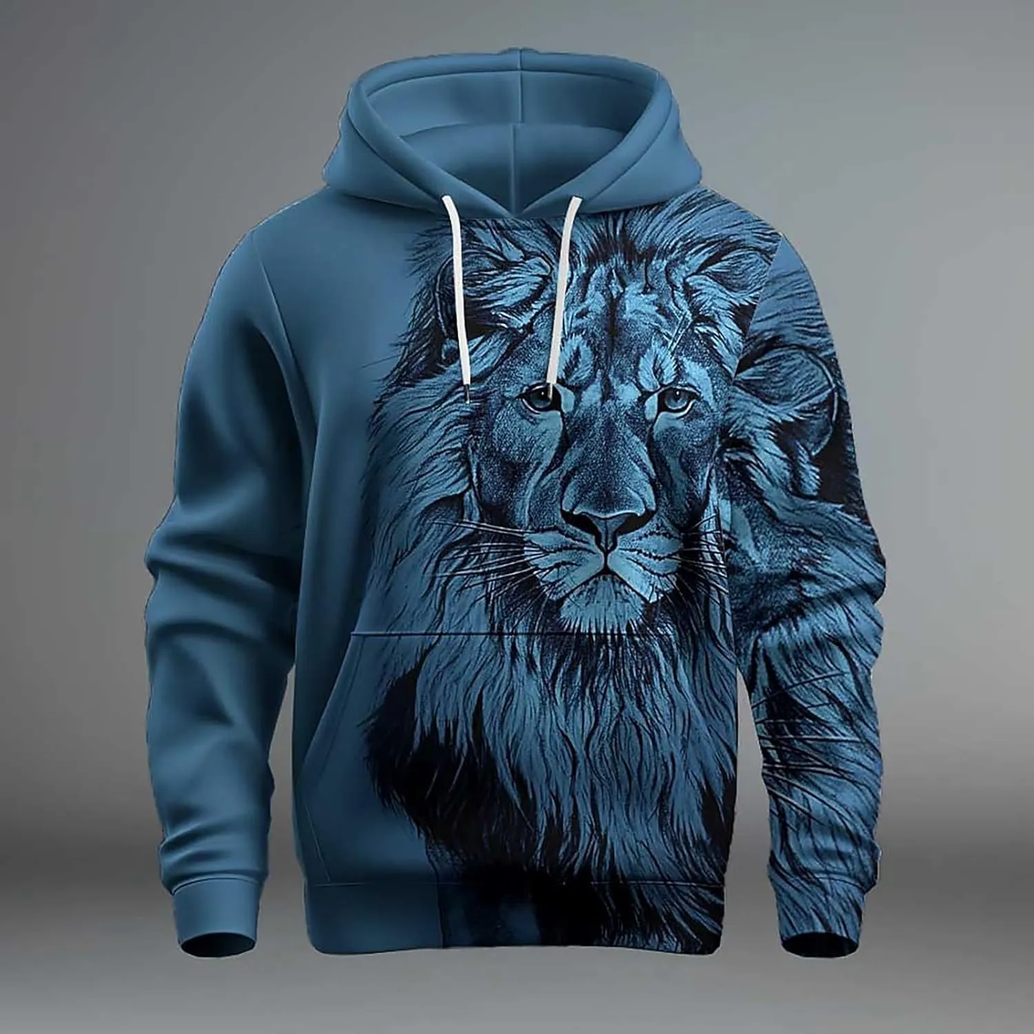 Men's Loose Fit Casual Fashion Button Up Hoodie Casual Soft Top Coat Long Sleeve Sun Hoodie Sun Sun Hoodie Cute