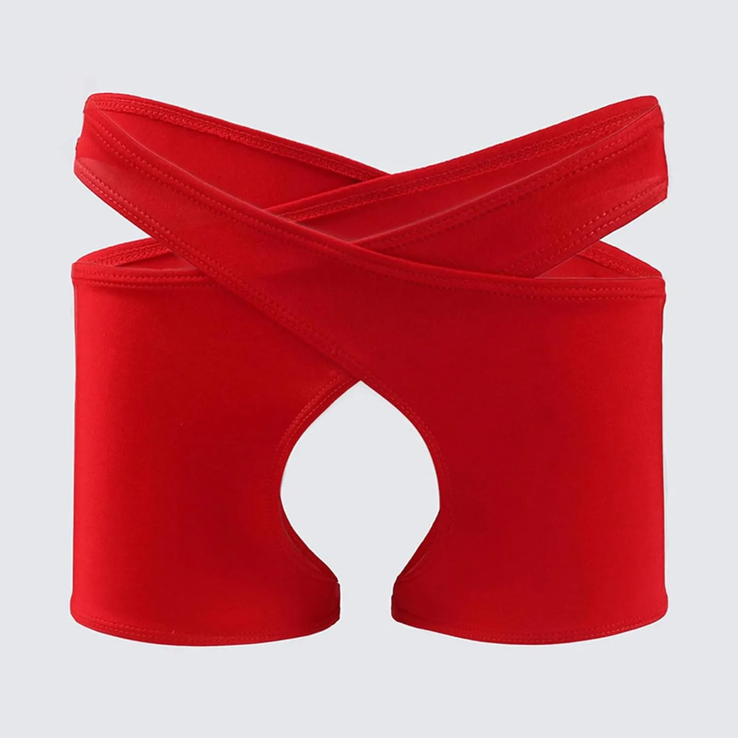 Mens Low Rise Briefs Stretch Breathable Hollow Separate Underpants Solid Brief Comfortable Fit Daily Wear Underwear