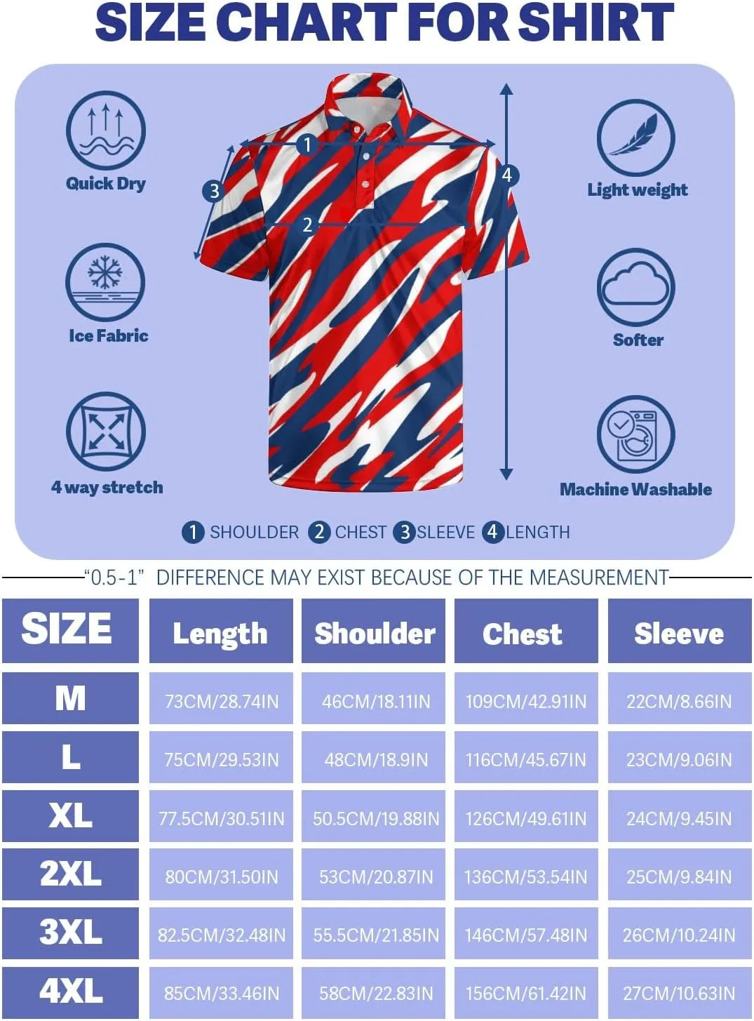 Mens Polo Shirts Funny Golf Shirts for Men Quick-Dry Performance Hawaiian Polo Shirts for Men Print Short Sleeve Shirts