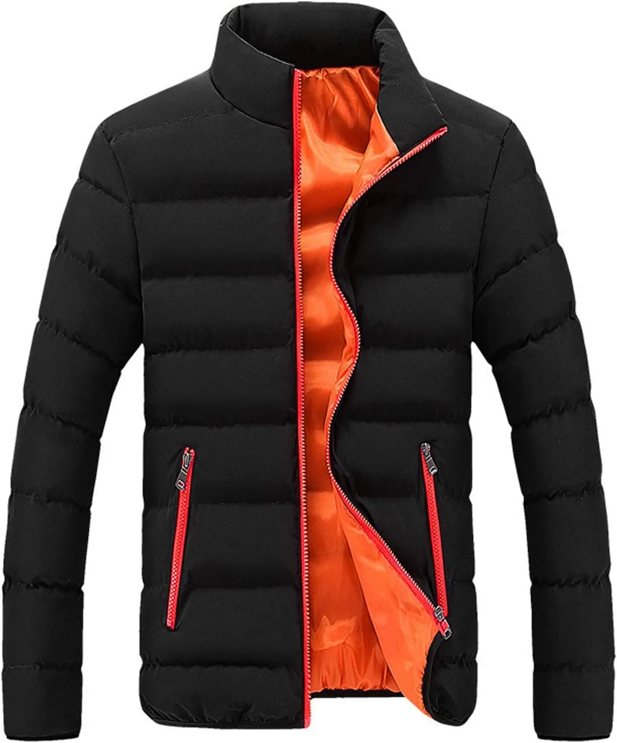 Men's Puffer Jacket Waterproof Winter Parka Warm Thicken Ski Coat Real Down Insulated Packable Puffer Jacket