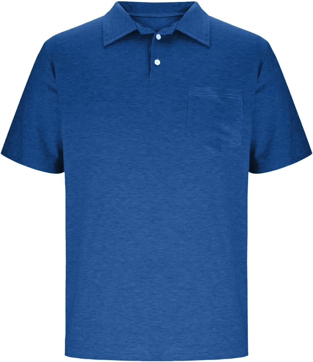 Men's Shirts Big and Tall Casual Cotton Polo Shirts Classic Basic Button T-Shirt Loose Fit Workwear Office Tops