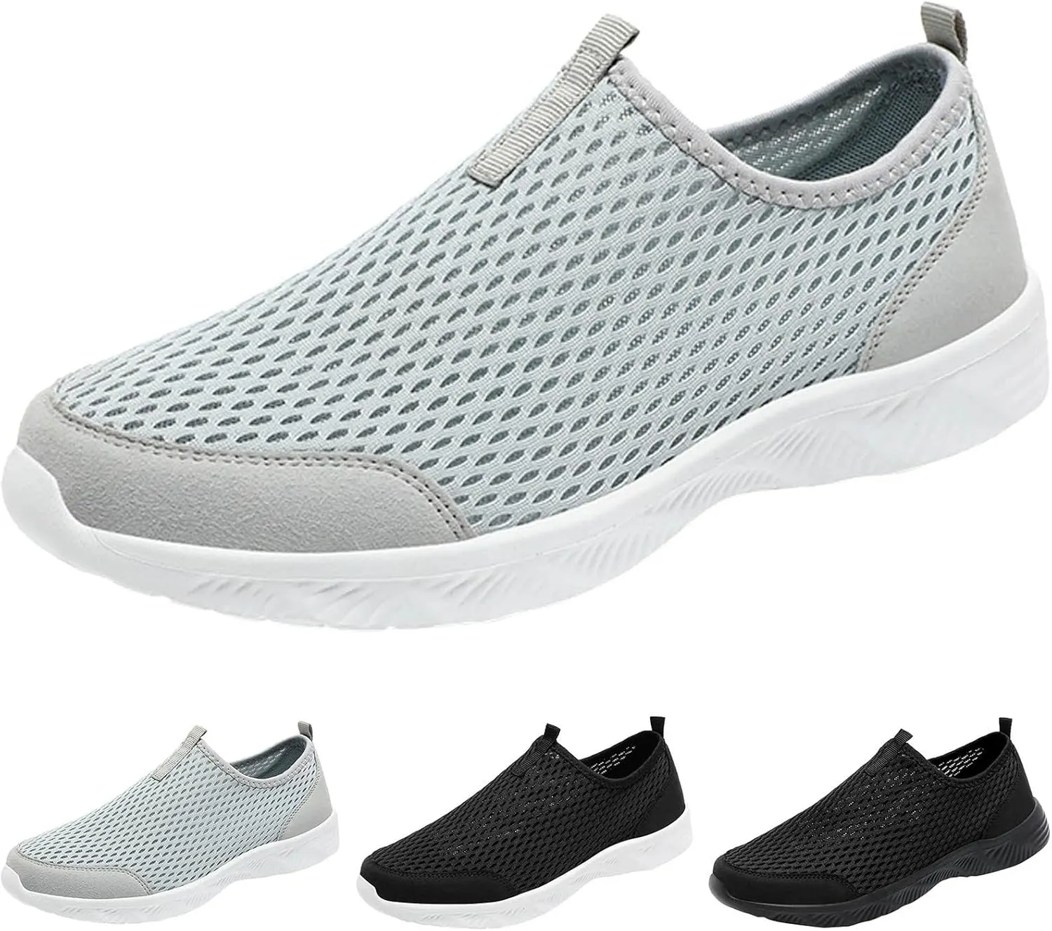 Mens Tennis Shoes Mens Slip on Shoes Sneaker for Men Walking Shoe for Men Mesh Comfortable Sneaker
