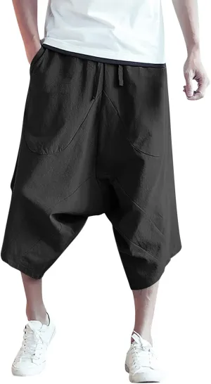 Mens Workout Cargo Sweatpants Big & Tall Sizes Sweatpants for Men with Pockets Men's Casual Pants Hip Hop Work Pants