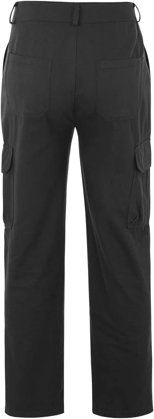 Mens Workout Cargo Sweatpants Loose Beach Pants Men's Heavyweight Fleece Cargo Sweatpants Stretch Elastic with Pocket