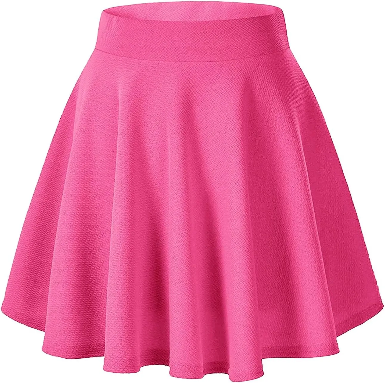 Mini Skirts for Women Basic Skater Skirt Versatile Stretchy Mini Flared Skirt Summer Skirts for Women 2025