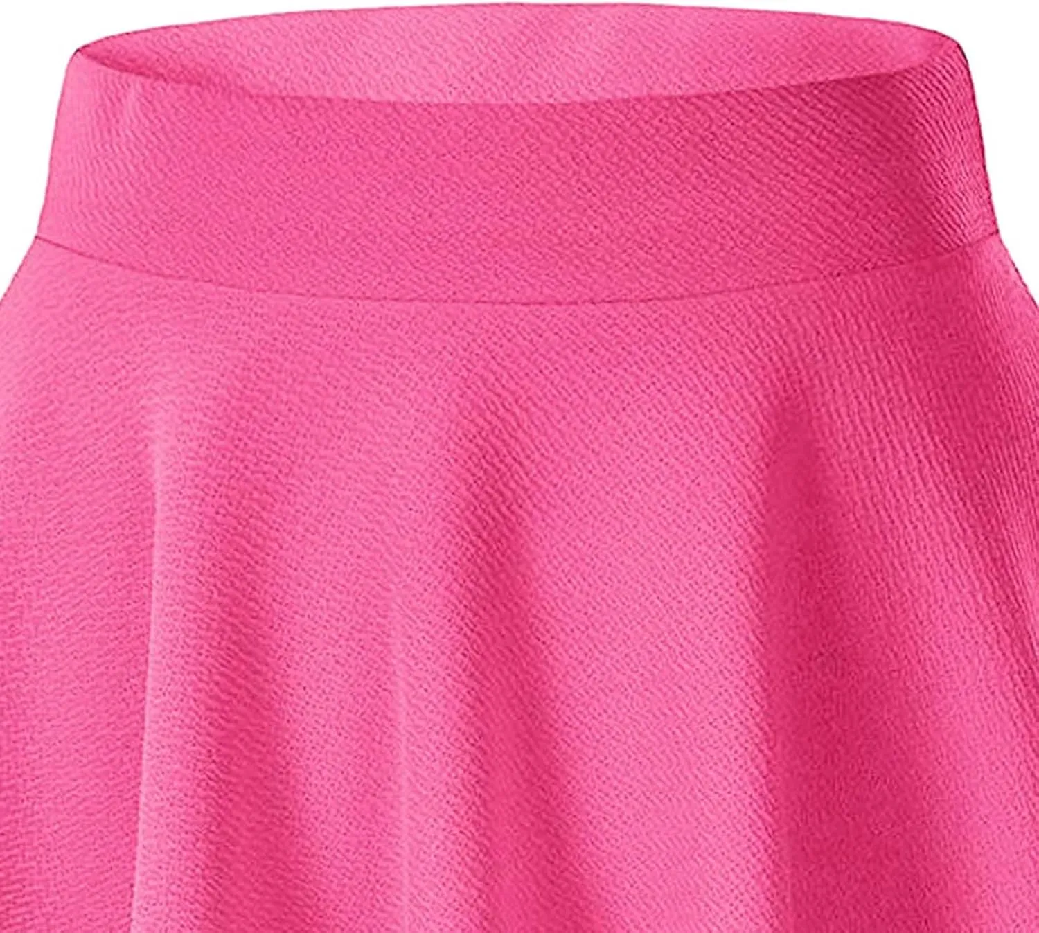 Mini Skirts for Women Basic Skater Skirt Versatile Stretchy Mini Flared Skirt Summer Skirts for Women 2025