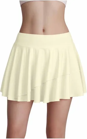 Mini Skirts for Women, Women's Pleated Tennis Skirts High Waisted Tummy Control Pleated Athletic Golf Skorts Skirt