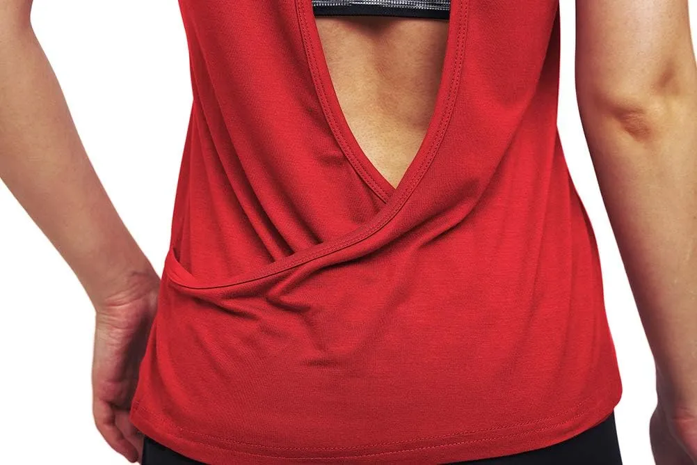 Mippo Workout Tops for Women Open Back Shirts Yoga Athletic Tops Running Muscle Tank Tops