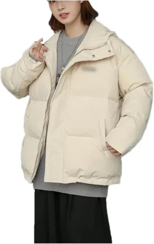 Mnjyihy Women Mid-Length Down Jackets Coat Winter Thick Warm Plus Size Puffer Cotton Padded Purple Parker Jackets
