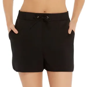 MS-CRBT-BS - Wholesale Women's Tactel Swim Short in Black