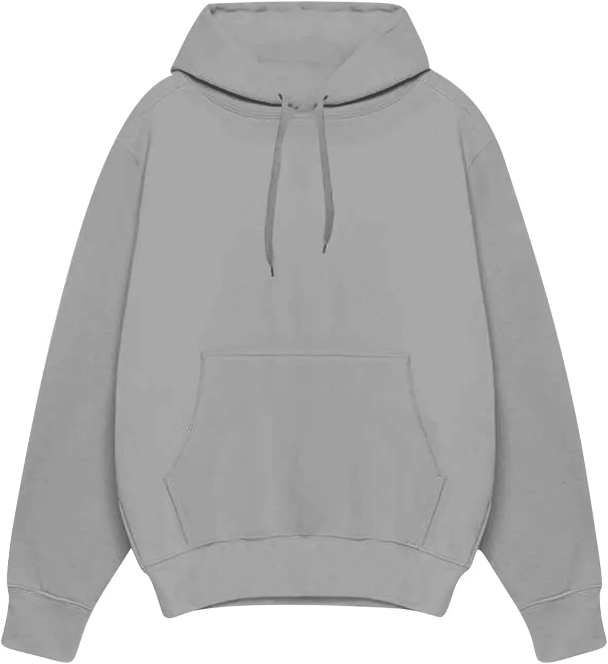Muscularfit Heavyweight Hoodie Sweatshirts for Men 2024 Trendy Long Sleeve Solid Casual Gym Workout Athletic Hooded Pullover