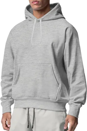 Muscularfit Heavyweight Hoodie Sweatshirts for Men 2024 Trendy Long Sleeve Solid Casual Gym Workout Athletic Hooded Pullover