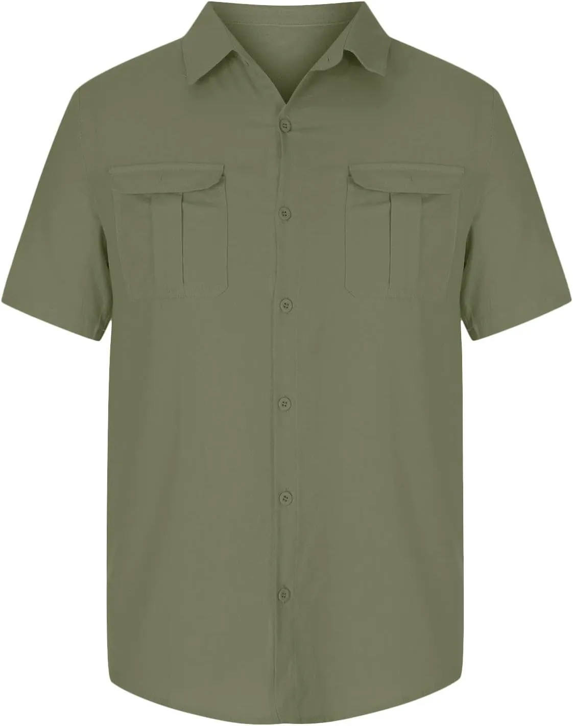 Muscularfit Mens Shirts Casual Stylish Short Sleeve Cotton Linen Button Down Shirt Fashion Lightweight Solid Beach Work Shirt