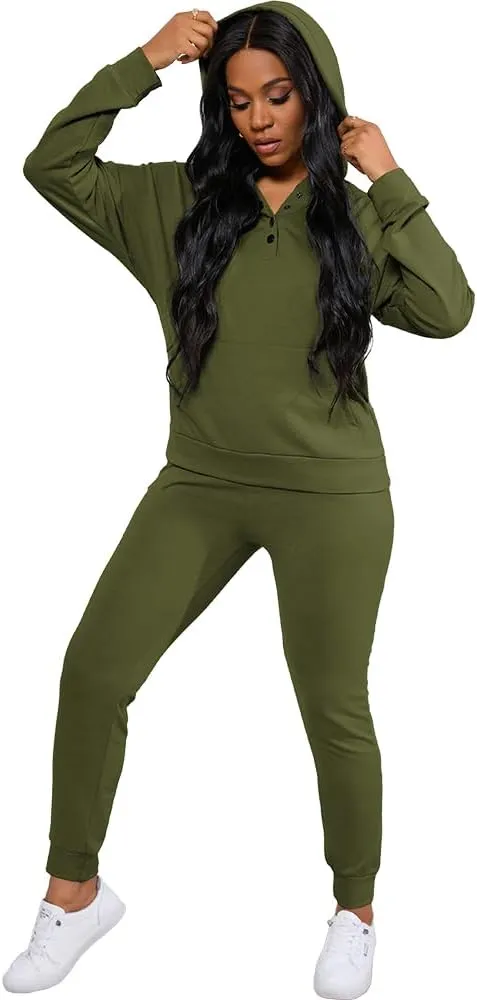 Nimsruc Two Piece Outfits For Women Jogging Suits Casual Sweatsuits Jogger