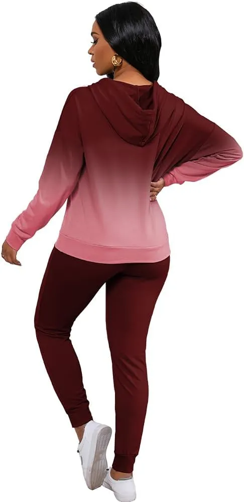 Nimsruc Two Piece Outfits For Women Jogging Suits Casual Sweatsuits Jogger