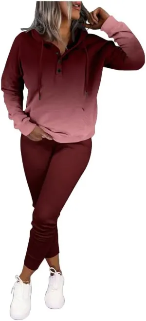 Nimsruc Two Piece Outfits For Women Jogging Suits Casual Sweatsuits Jogger