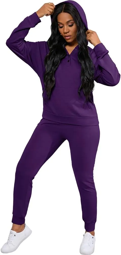 Nimsruc Two Piece Outfits For Women Jogging Suits Casual Sweatsuits Jogger