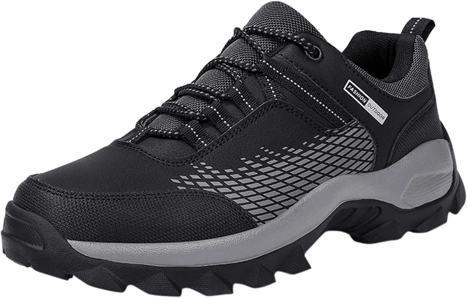 Non Slip Work Shoes for Men Walking Sneakers Comfortable Leather Casual Athletic Tennis Shoes Sneaker Men