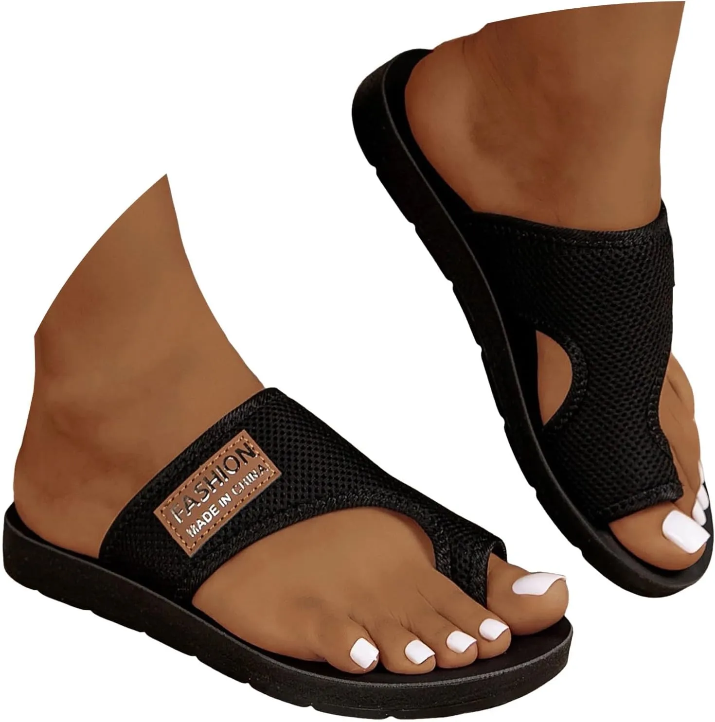 Orthopedic Sandals for Women Casual Summer Open Toe Beach Sandals Women Comfortable Arch Support Womens Sandals