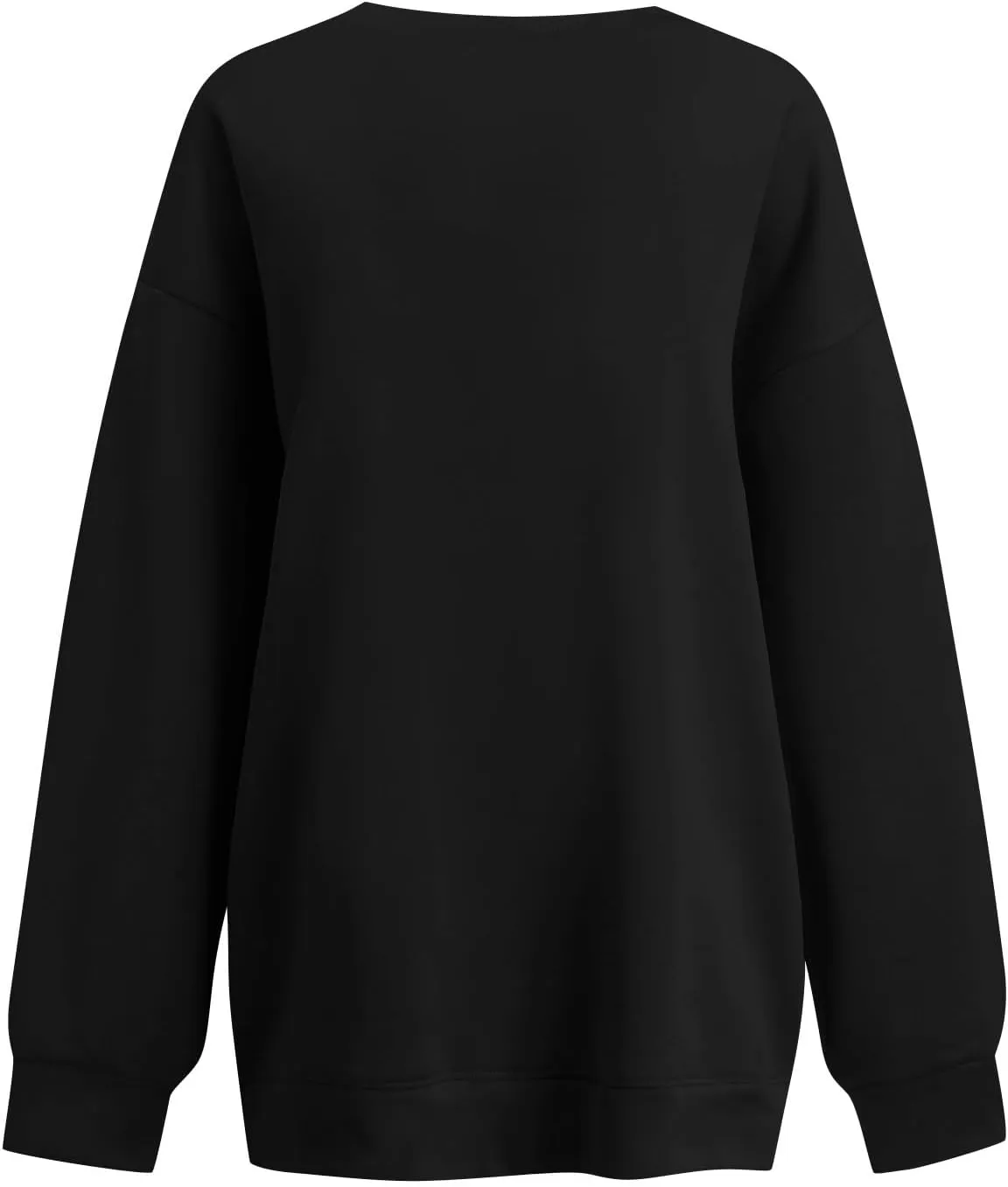 Oversized Sweatshirt For Women Plus Size Hoodies Trendy V Neck Long Sleeve Winter Clothes Drop Shoulder Pullover