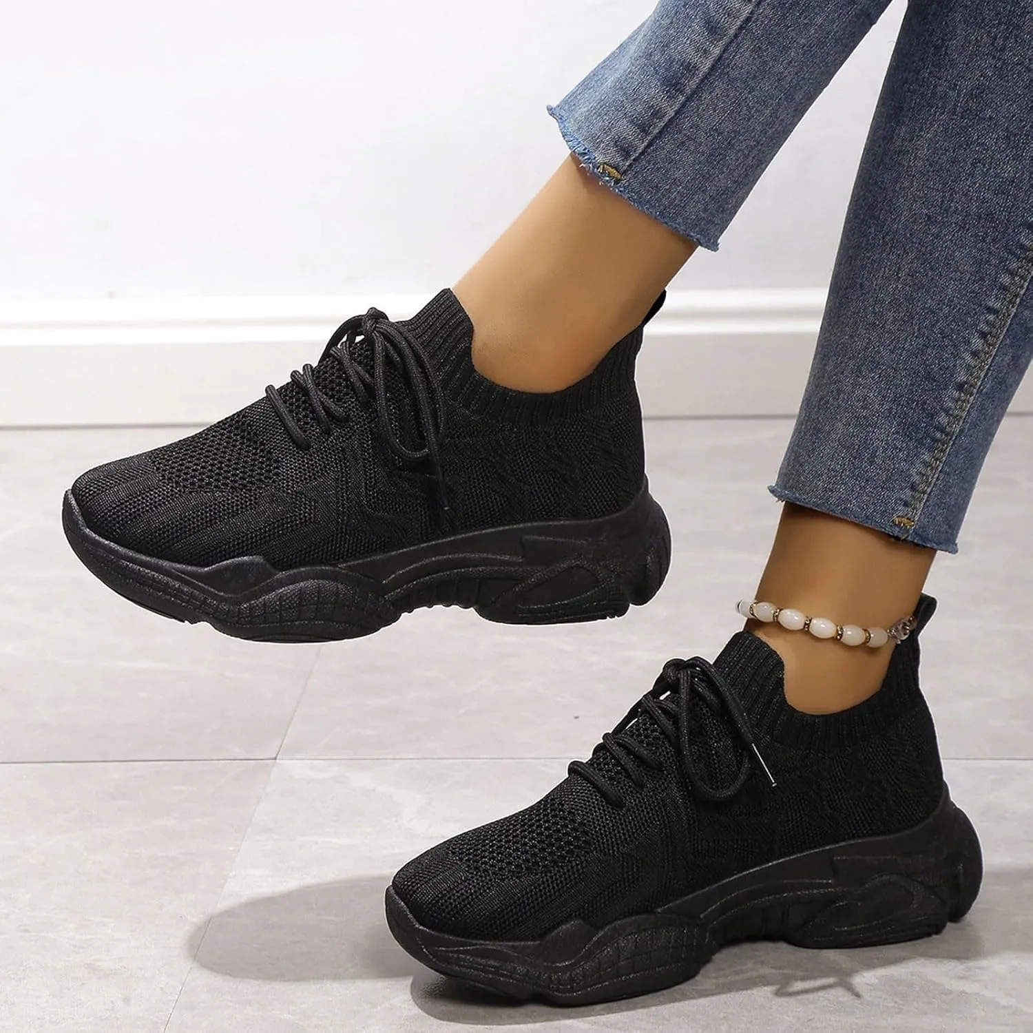 Platform Sneakers for Women Fashion Tenis Antideslizantes para Mujer High Top Basketball Shoes for Women Size 8 Womens Sneakers Size 6 Slip Ons Women's Everyday Shoes