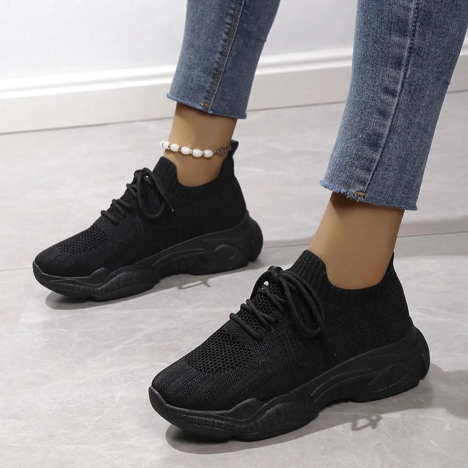 Platform Sneakers for Women Fashion Tenis Antideslizantes para Mujer High Top Basketball Shoes for Women Size 8 Womens Sneakers Size 6 Slip Ons Women's Everyday Shoes