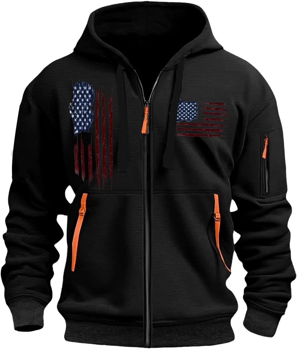 Quarter-Zip Fleece Sweatshirt Zipper Long Sleeved Hoodie Men Sweatshirt Sweatshirts Men Mens Hoodie Men Hoodies Mens