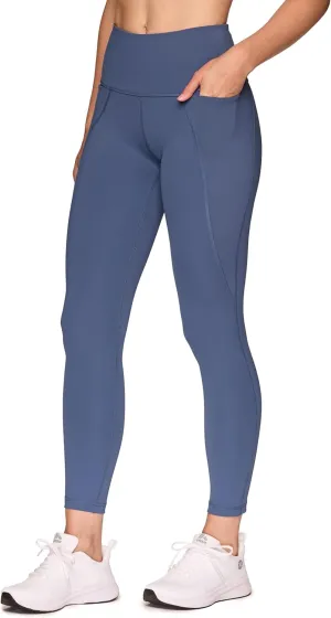 RBX Active Women's 7/8 Leggings, Quick Drying Squat Proof Gym Tights Ankle Length Workout Running Yoga Legging with Pockets