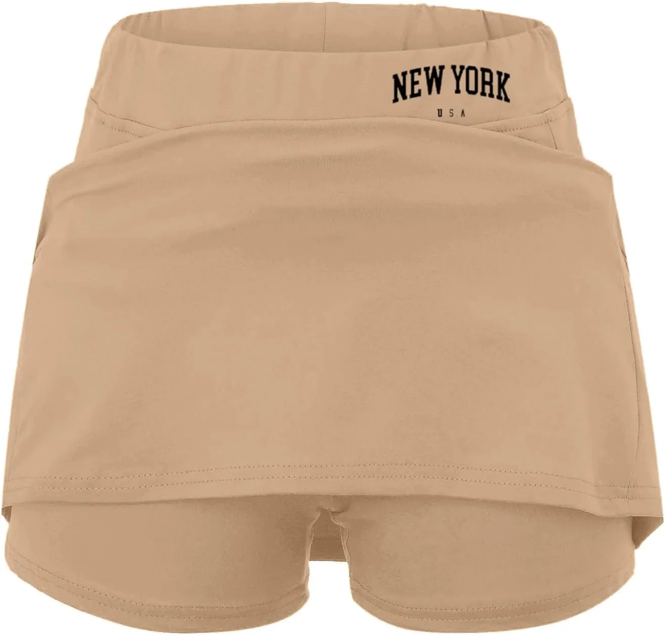 Skorts for Women with Pocket Casual Plus Size Tum Control Tennis Skirts with Shorts Neath High Waist Golf Skirt