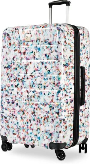Skyway Epic 2.0 Hardside Lightweight and Durable ABS Shell Luggage, Spacious with Dual Spinning Wheels, Comfort Grip, Men and Women, Large Check-In 28-Inch, Confetti